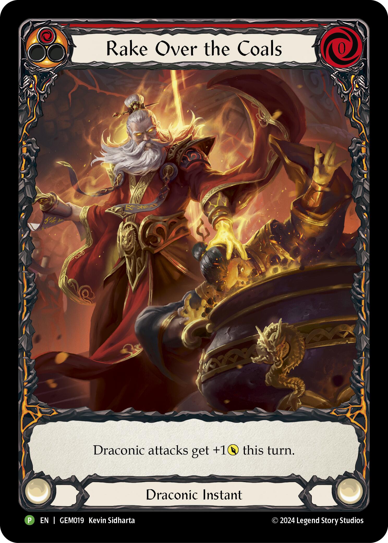 Rake Over the Coals (Red) [GEM019] (GEM Pack 1)  Rainbow Foil | Devastation Store
