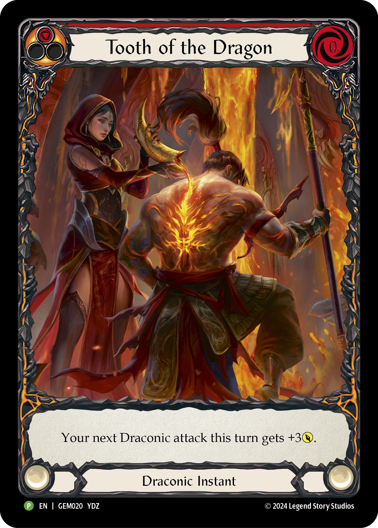 Tooth of the Dragon (Red) [GEM020] (GEM Pack 1)  Rainbow Foil | Devastation Store