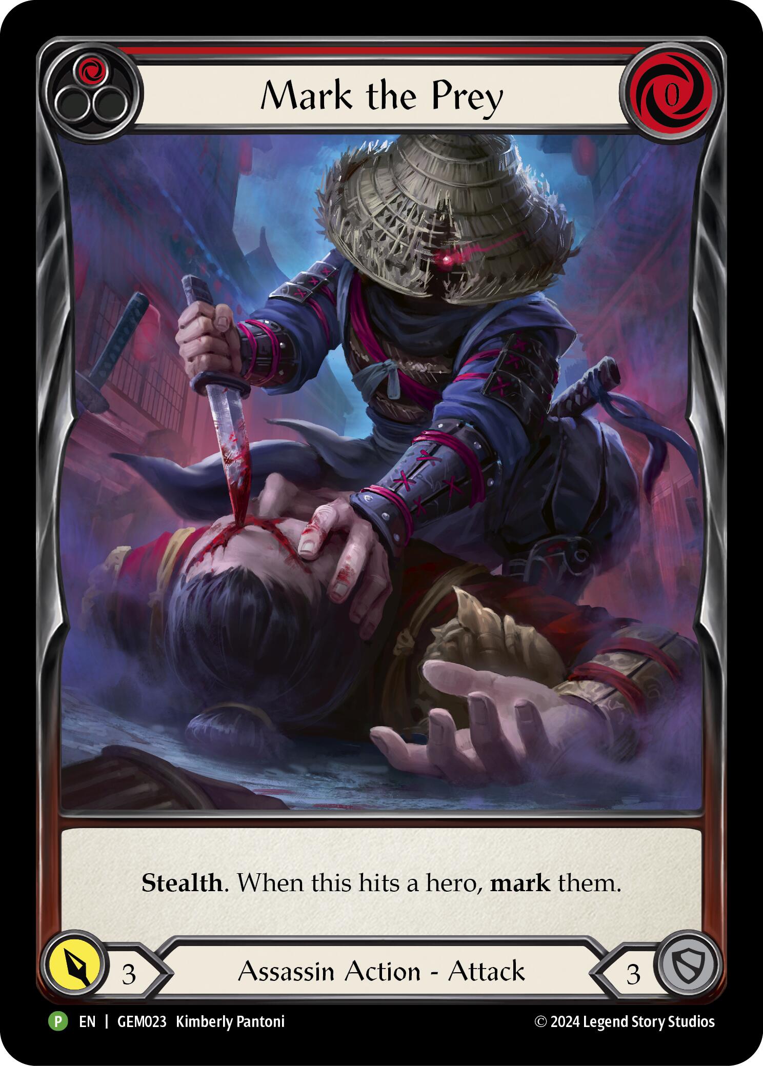 Mark the Prey (Red) [GEM023] (GEM Pack 1)  Rainbow Foil | Devastation Store