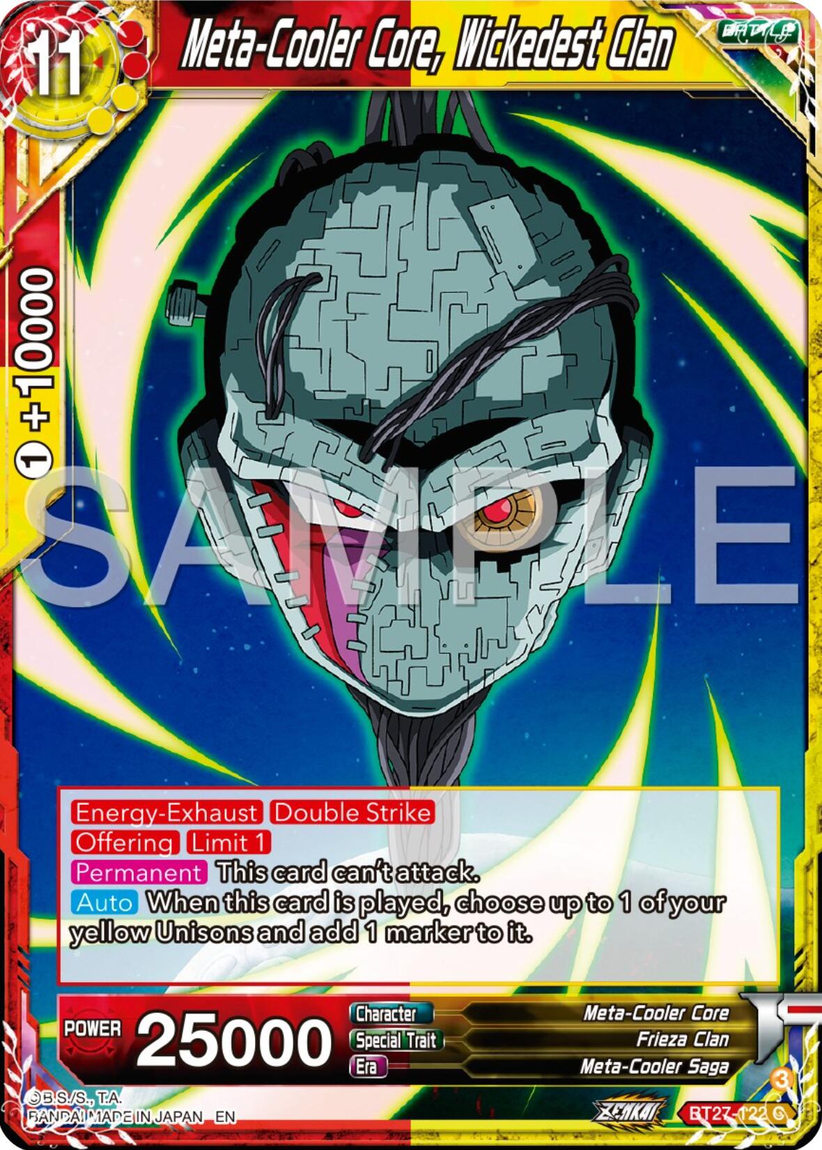 Meta-Cooler Core, Wickedest Clan (BT27-122) [History of Z] | Devastation Store