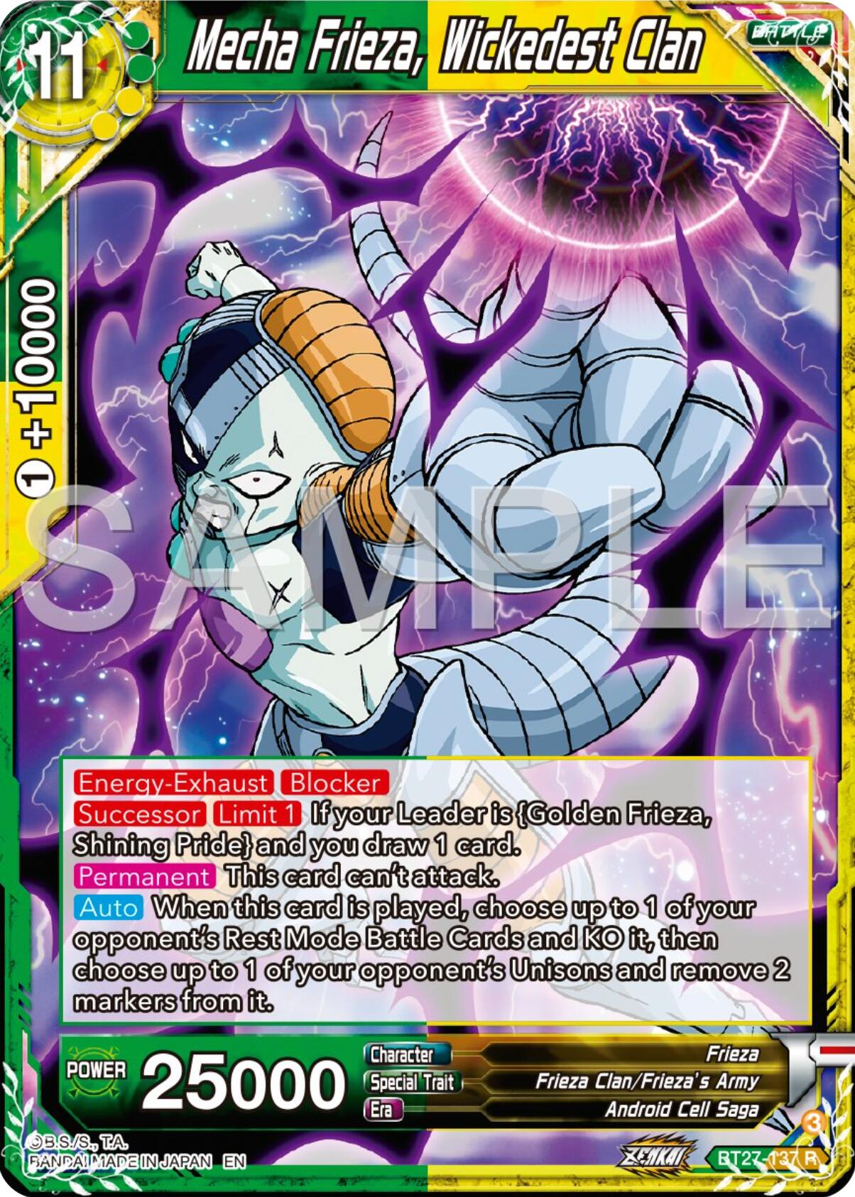 Mecha Frieza, Wickedest Clan (BT27-137) [History of Z] | Devastation Store