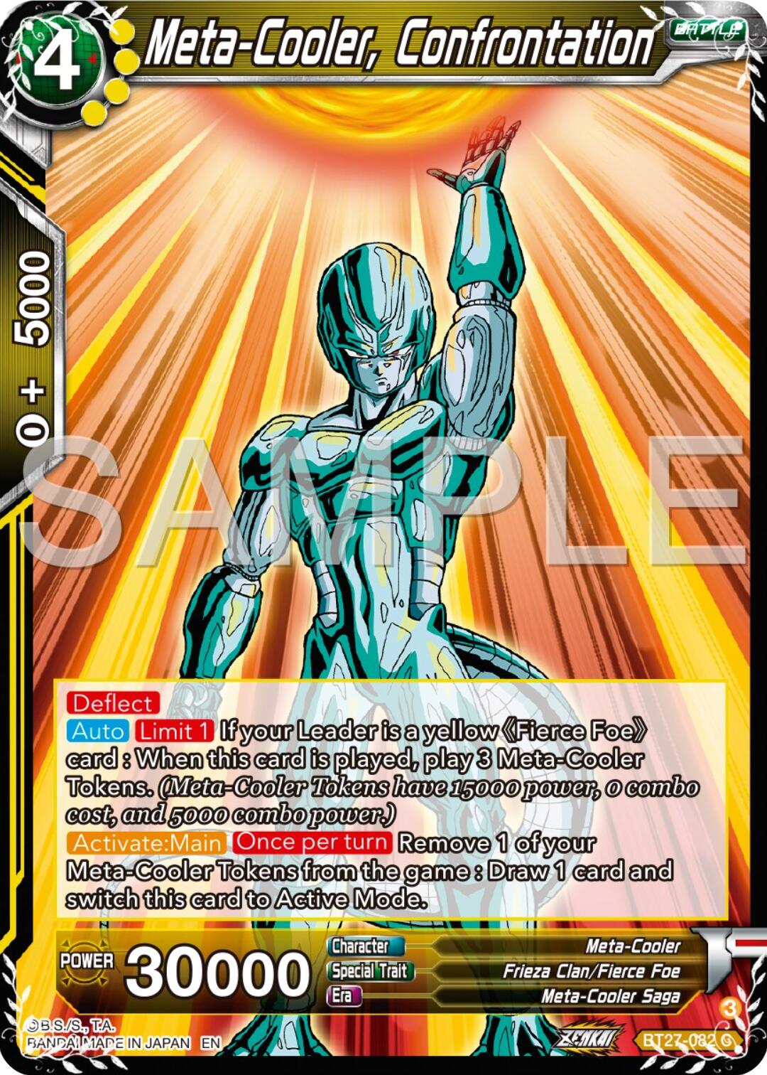 Meta-Cooler, Confrontation (BT27-082) [History of Z] | Devastation Store
