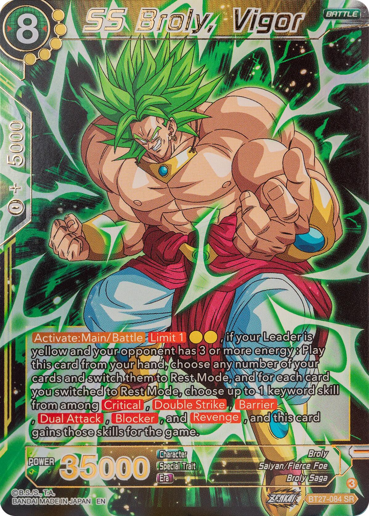 SS Bioly, Vigor (BT27-084) [History of Z] | Devastation Store