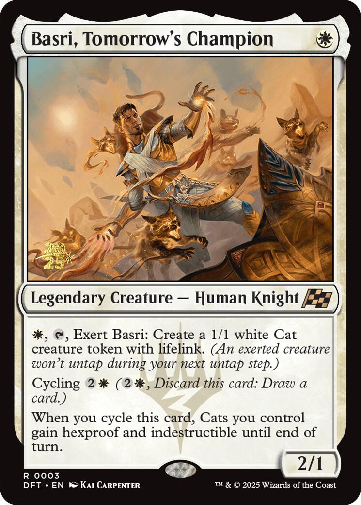 Basri, Tomorrow's Champion [Aetherdrift Prerelease Promos] | Devastation Store