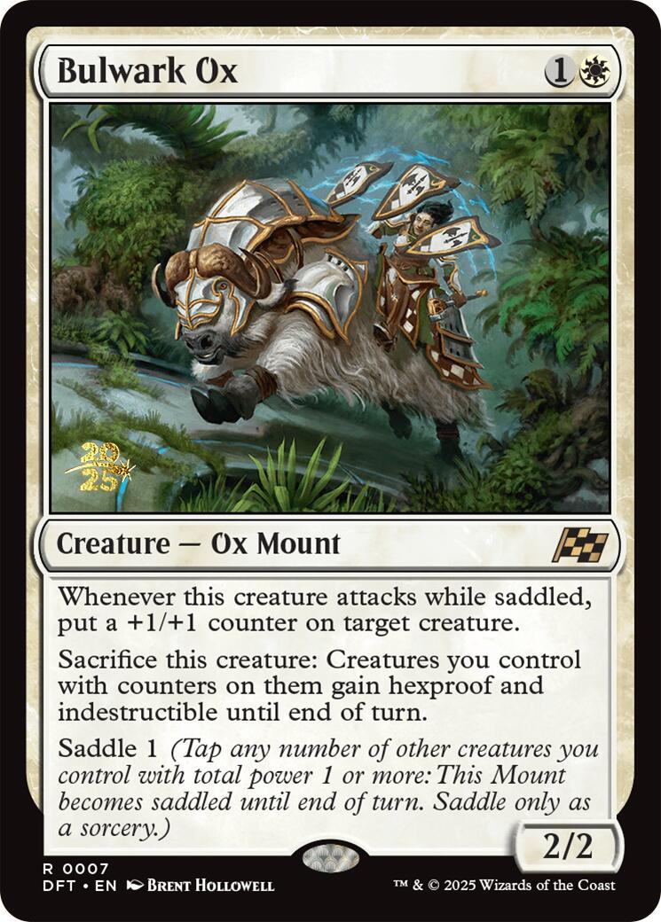 Bulwark Ox [Aetherdrift Prerelease Promos] | Devastation Store