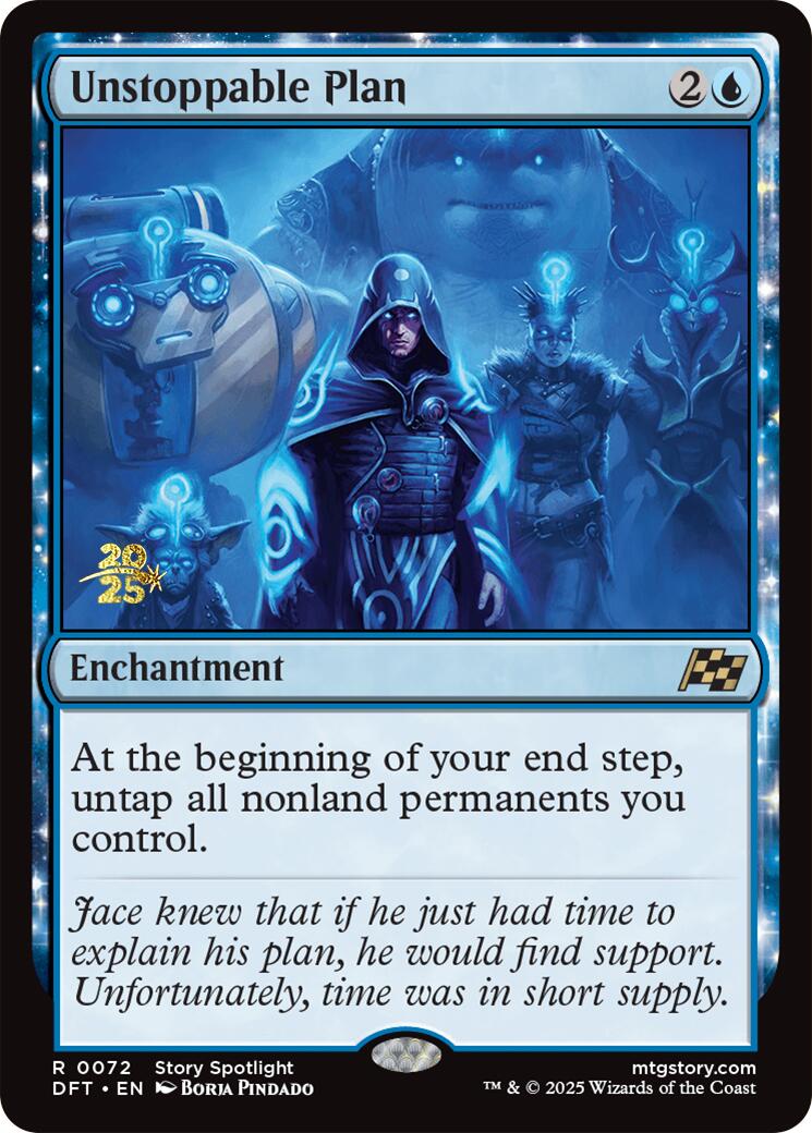 Unstoppable Plan [Aetherdrift Prerelease Promos] | Devastation Store