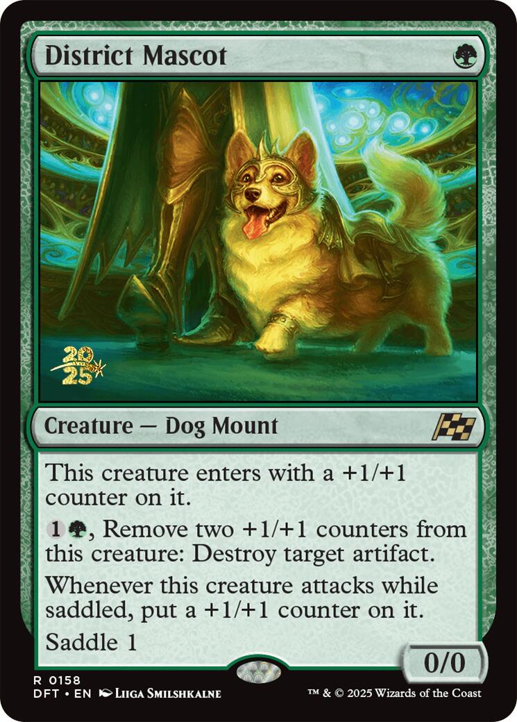 District Mascot [Aetherdrift Prerelease Promos] | Devastation Store