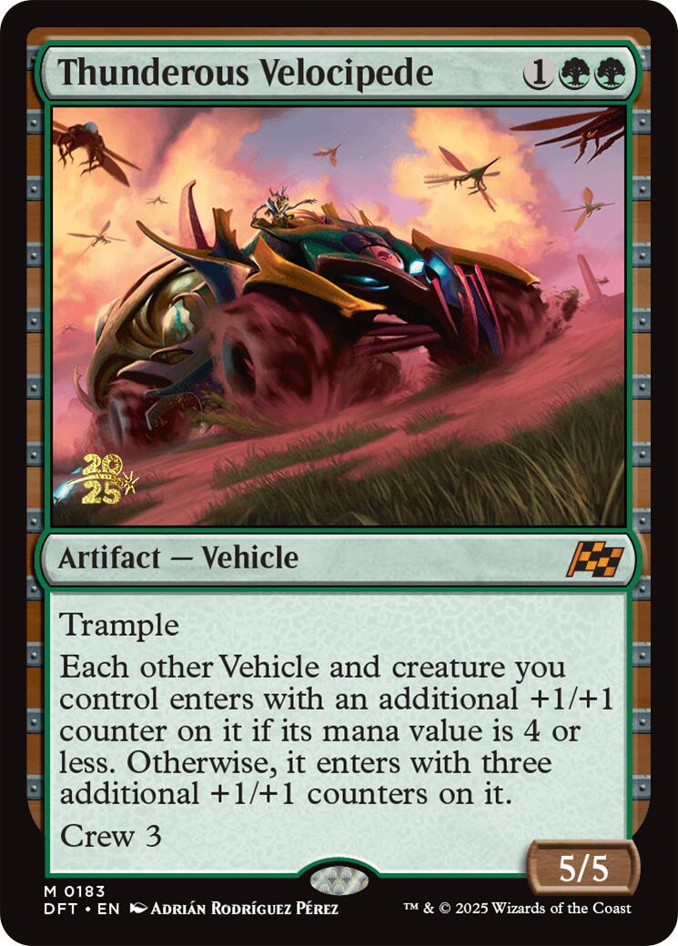 Thunderous Velocipede [Aetherdrift Prerelease Promos] | Devastation Store