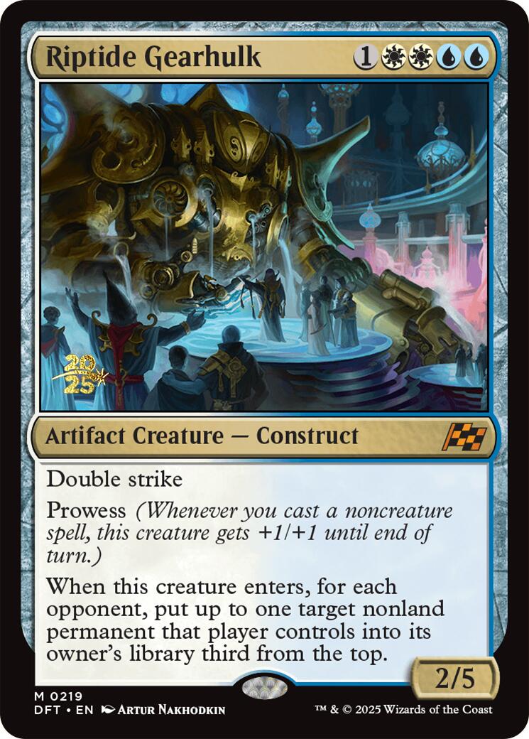 Riptide Gearhulk [Aetherdrift Prerelease Promos] | Devastation Store