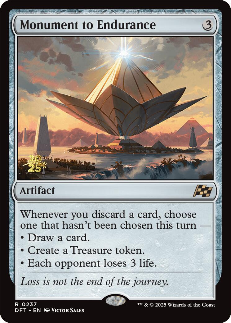Monument to Endurance [Aetherdrift Prerelease Promos] | Devastation Store