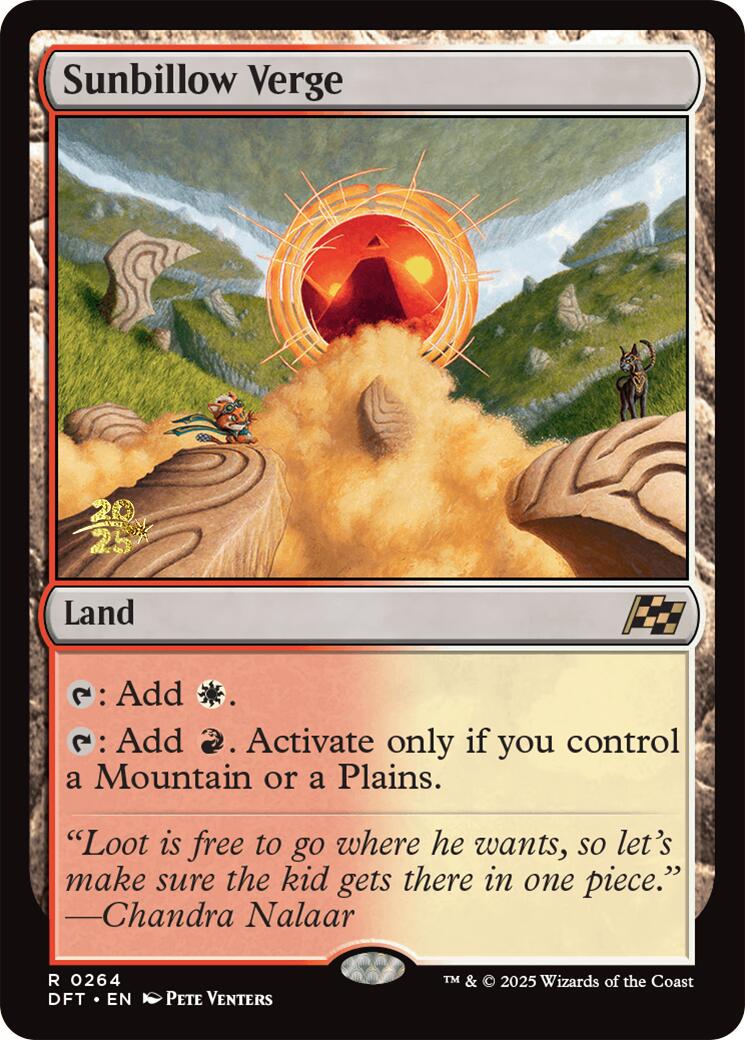 Sunbillow Verge [Aetherdrift Prerelease Promos] | Devastation Store
