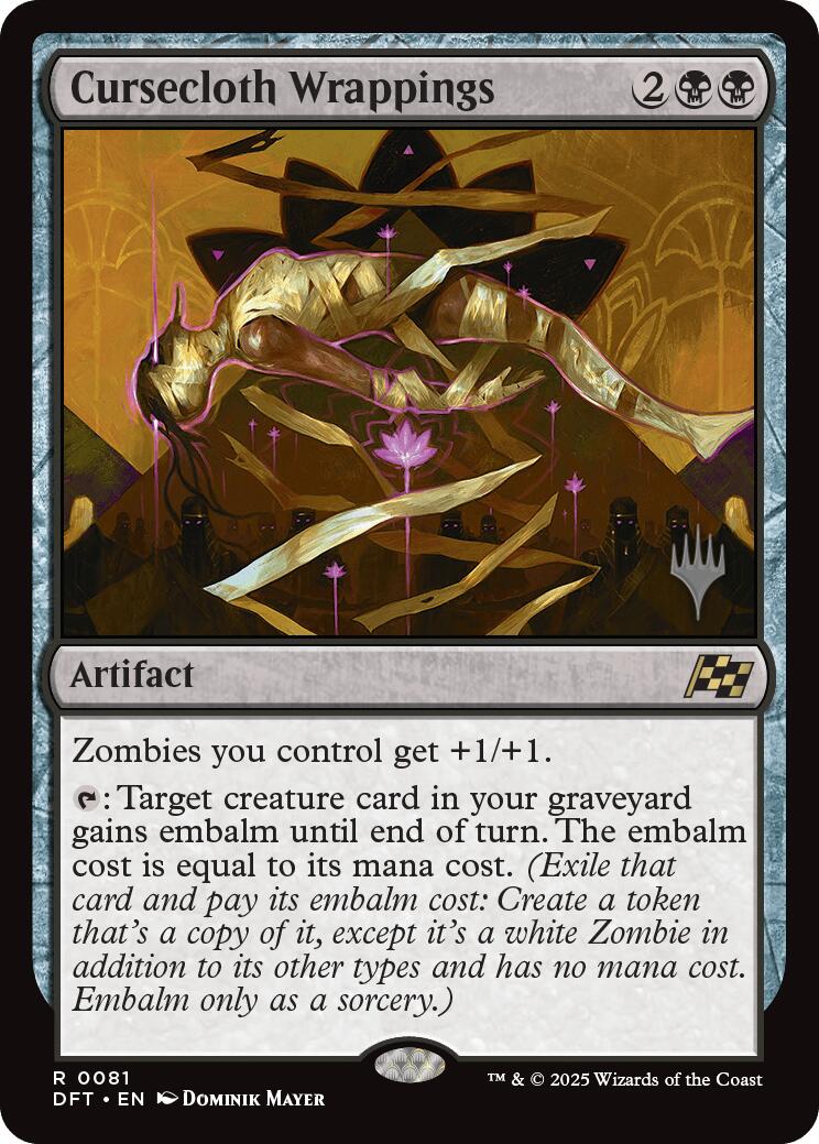 Cursecloth Wrappings [Aetherdrift Promos] | Devastation Store