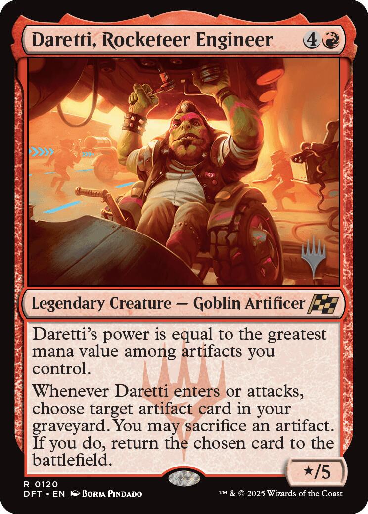 Daretti, Rocketeer Engineer [Aetherdrift Promos] | Devastation Store