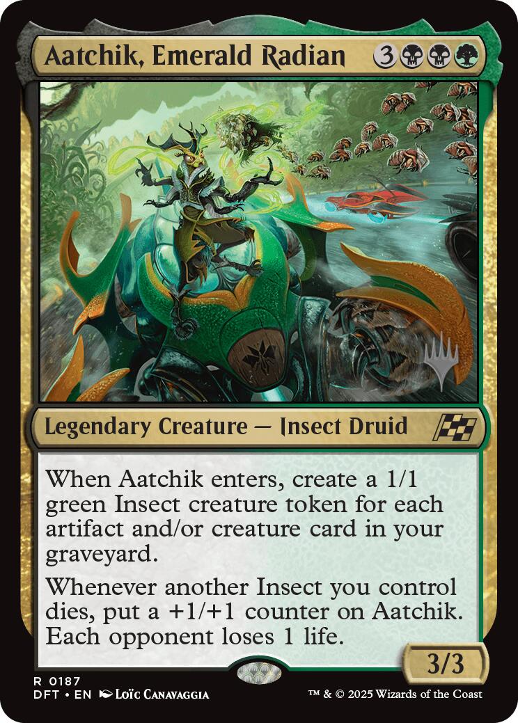Aatchik, Emerald Radian [Aetherdrift Promos] | Devastation Store