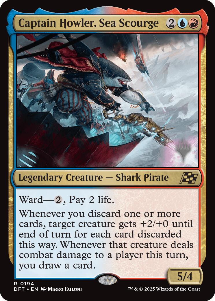 Captain Howler, Sea Scourge [Aetherdrift Promos] | Devastation Store