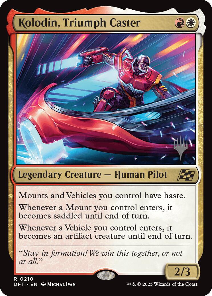 Kolodin, Triumph Caster [Aetherdrift Promos] | Devastation Store