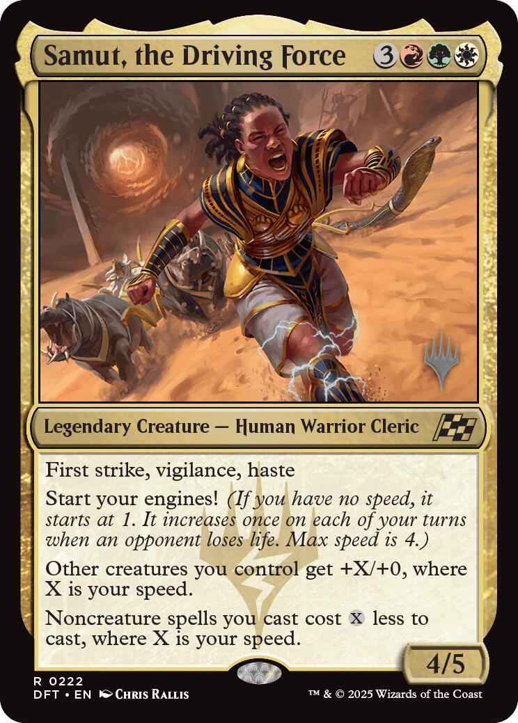 Samut, the Driving Force [Aetherdrift Promos] | Devastation Store