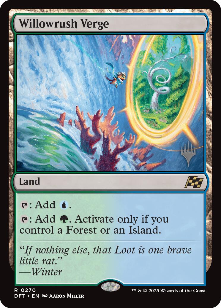 Willowrush Verge [Aetherdrift Promos] | Devastation Store