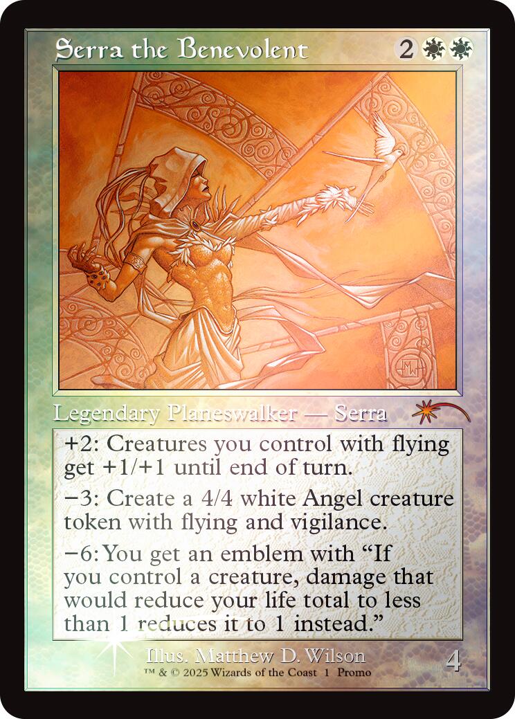 Serra the Benevolent (Retro Frame) [Secret Lair Drop Series] | Devastation Store