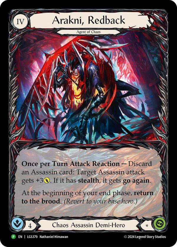 Arakni, Redback (Extended Art) [LGS379] (Promo)  Rainbow Foil | Devastation Store