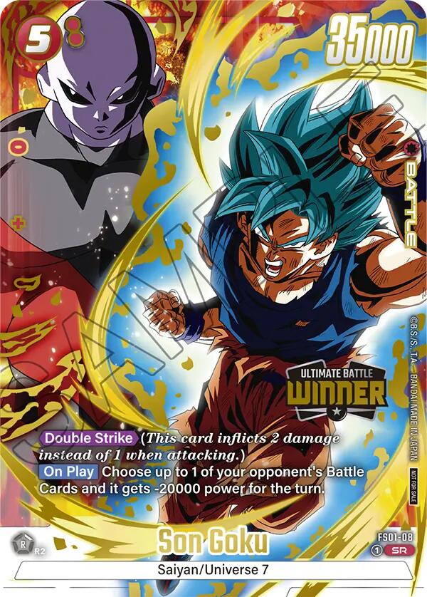 Son Goku (FS01-08) (Ultimate Battle Winner) [Tournament and Championship Promos] | Devastation Store
