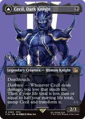 Cecil, Dark Knight // Cecil, Redeemed Paladin (Borderless) [FINAL FANTASY] | Devastation Store