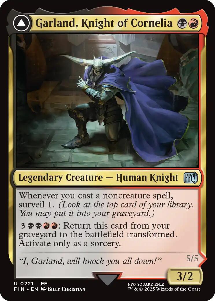 Garland, Knight of Cornelia // Chaos, the Endless [FINAL FANTASY] | Devastation Store