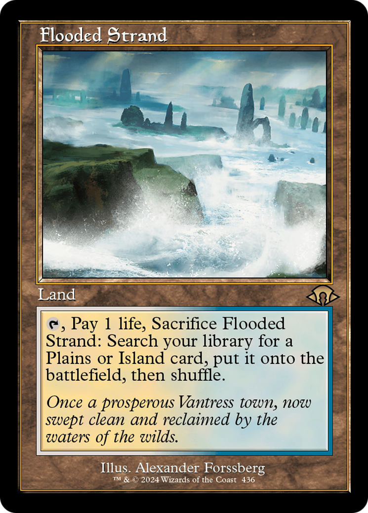 Flooded Strand (Retro) [Modern Horizons 3] | Devastation Store
