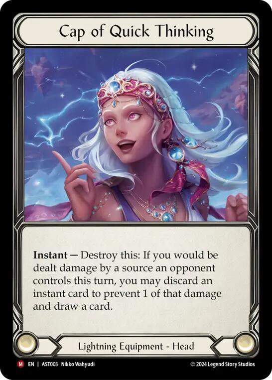Cap of Quick Thinking [AST003] (Armory Deck: Aurora)  Rainbow Foil | Devastation Store