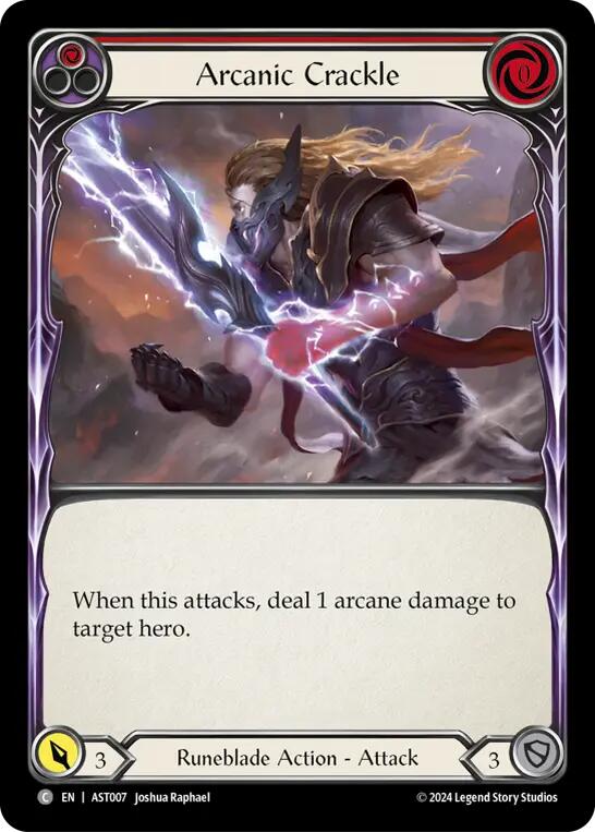Arcanic Crackle (Red) [AST007] (Armory Deck: Aurora) | Devastation Store