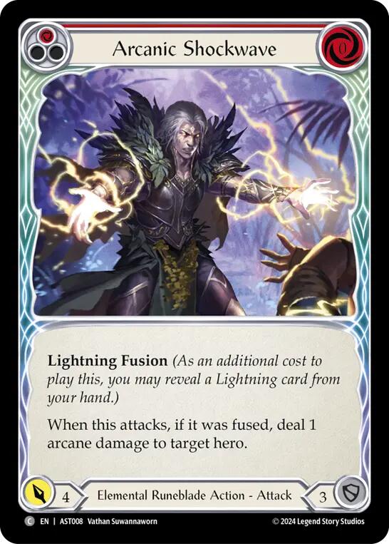 Arcanic Shockwave (Red) [AST008] (Armory Deck: Aurora) | Devastation Store