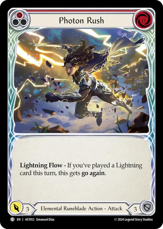 Photon Rush (Red) [AST012] (Armory Deck: Aurora) | Devastation Store