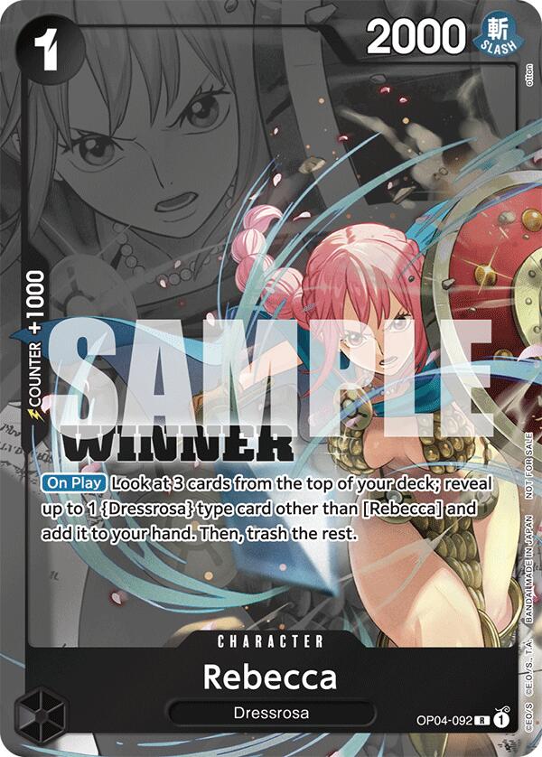 Rebecca (Winner Pack 2025 Vol. 2) [One Piece Promotion Cards] | Devastation Store