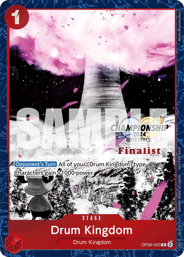 Drum Kingdom (Championship 2024 Card Set Vol. 2) [Finalist] [One Piece Promotion Cards] | Devastation Store