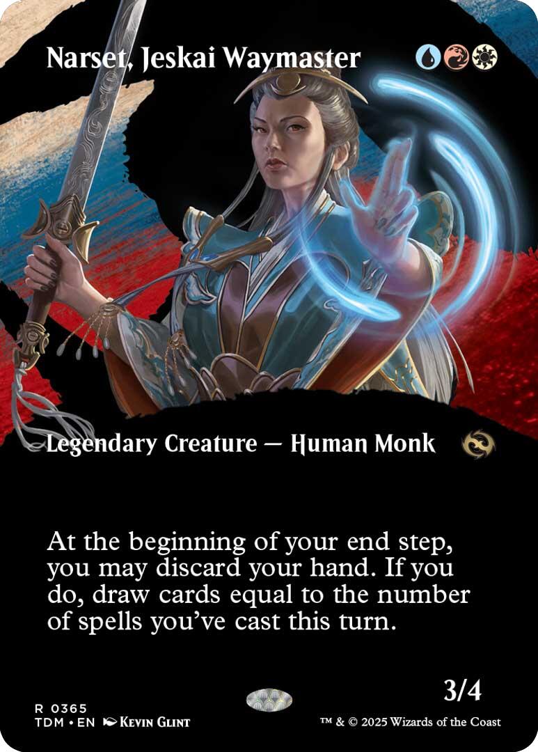 Narset, Jeskai Waymaster (Borderless) [Tarkir: Dragonstorm] | Devastation Store