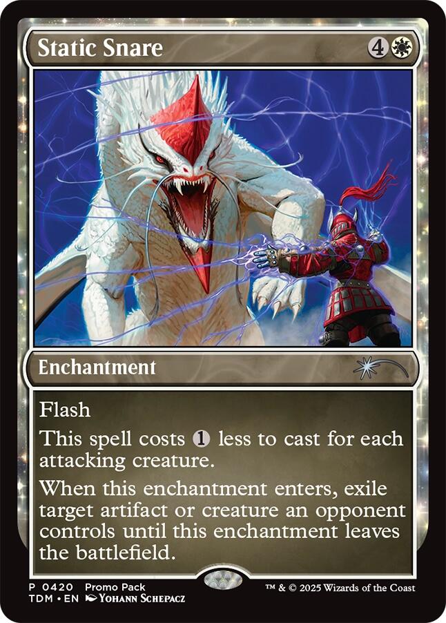 Static Snare [Tarkir: Dragonstorm Promos] | Devastation Store