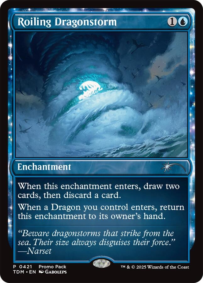 Roiling Dragonstorm [Tarkir: Dragonstorm Promos] | Devastation Store