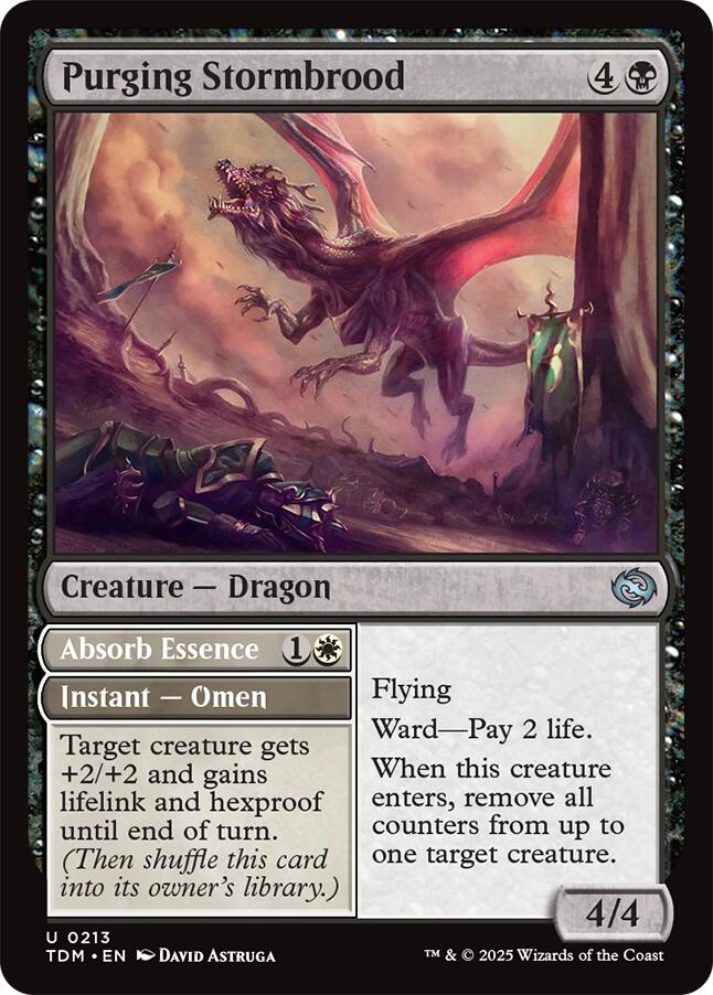 Purging Stormbrood [Tarkir: Dragonstorm] | Devastation Store