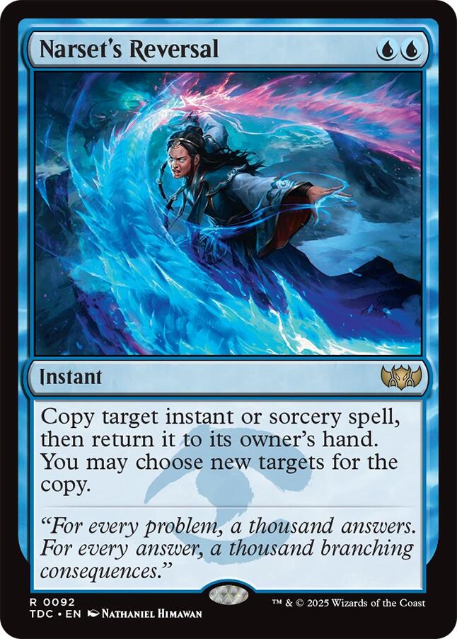 Narset's Reversal [Tarkir: Dragonstorm Commander] | Devastation Store
