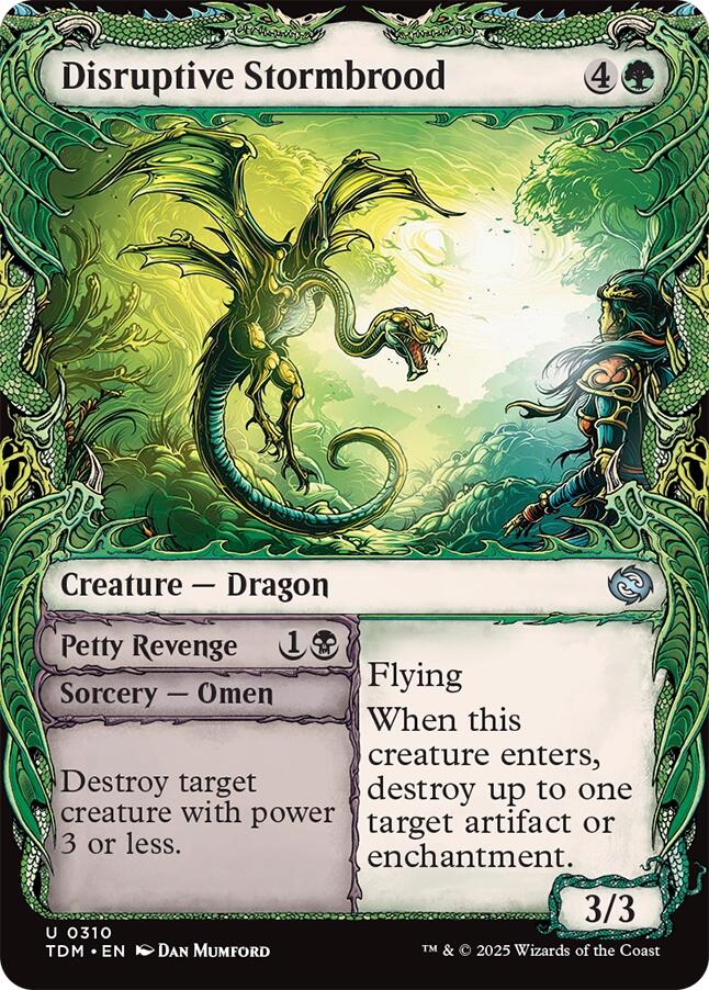 Disruptive Stormbrood (Showcase) [Tarkir: Dragonstorm] | Devastation Store