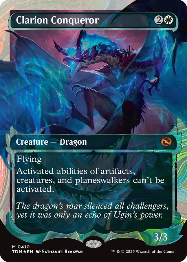 Clarion Conqueror (Showcase) (Halo Foil) [Tarkir: Dragonstorm] | Devastation Store