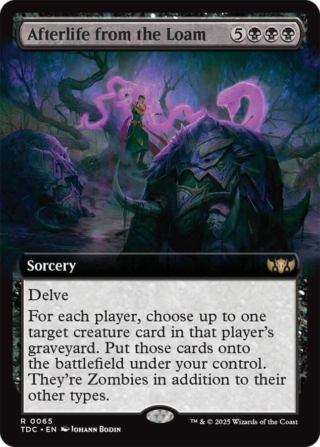 Afterlife from the Loam (Extended Art) [Tarkir: Dragonstorm Commander] | Devastation Store