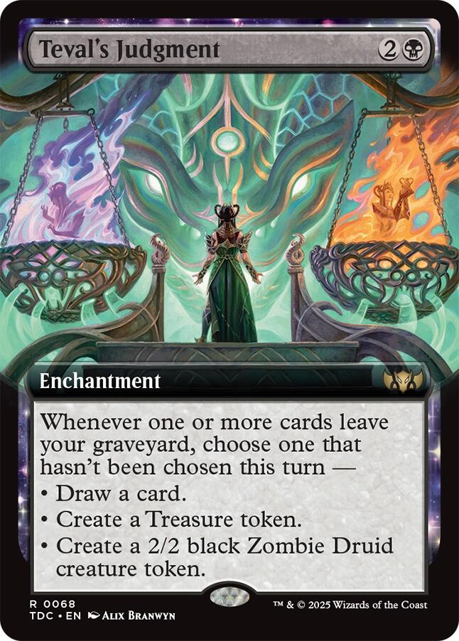 Teval's Judgment (Extended Art) [Tarkir: Dragonstorm Commander] | Devastation Store