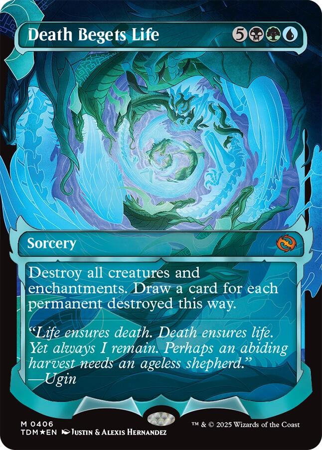 Death Begets Life (Showcase) [Tarkir: Dragonstorm] | Devastation Store