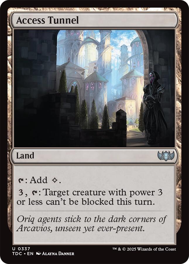 Access Tunnel [Tarkir: Dragonstorm Commander] | Devastation Store