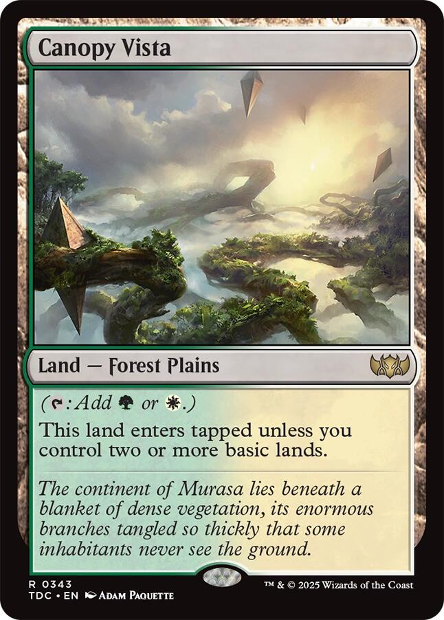 Canopy Vista [Tarkir: Dragonstorm Commander] | Devastation Store