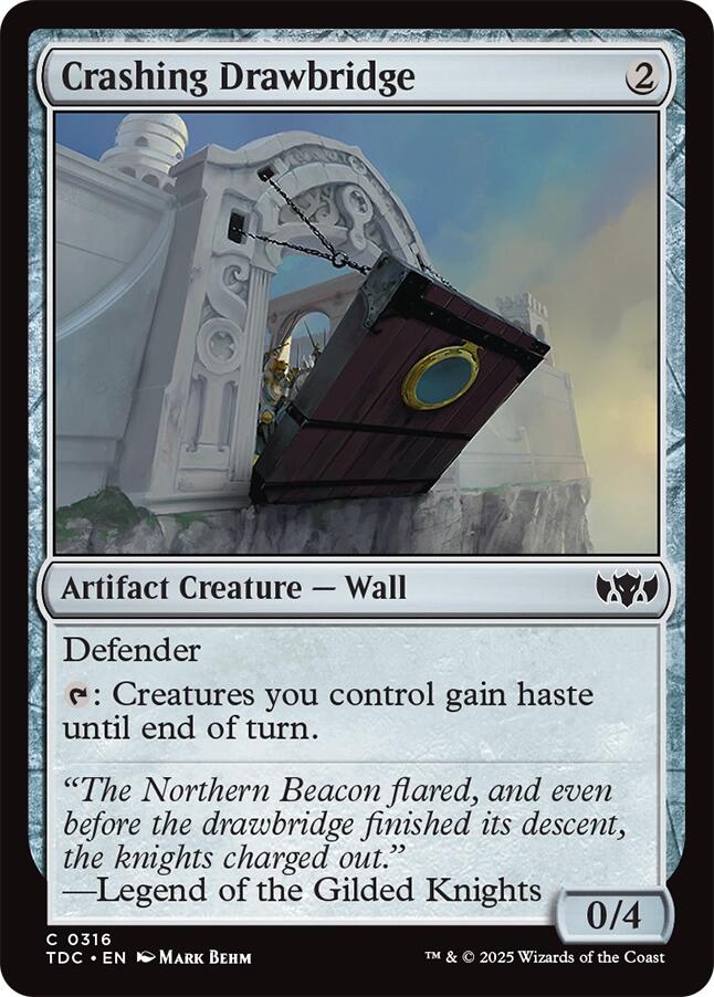Crashing Drawbridge [Tarkir: Dragonstorm Commander] | Devastation Store
