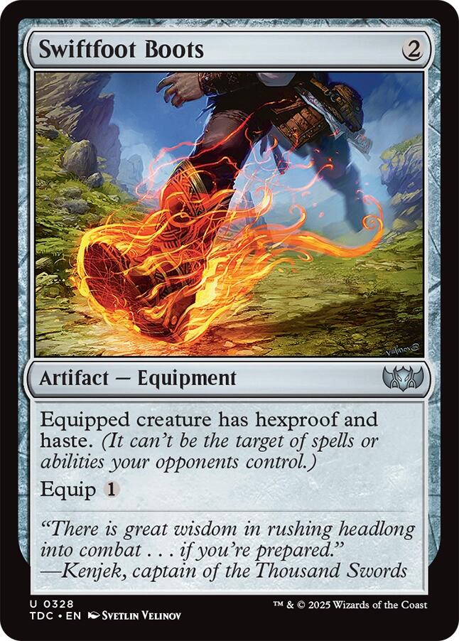 Swiftfoot Boots [Tarkir: Dragonstorm Commander] | Devastation Store