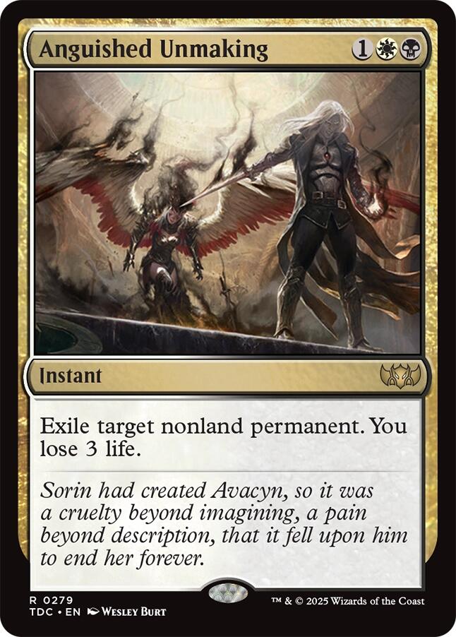 Anguished Unmaking [Tarkir: Dragonstorm Commander] | Devastation Store