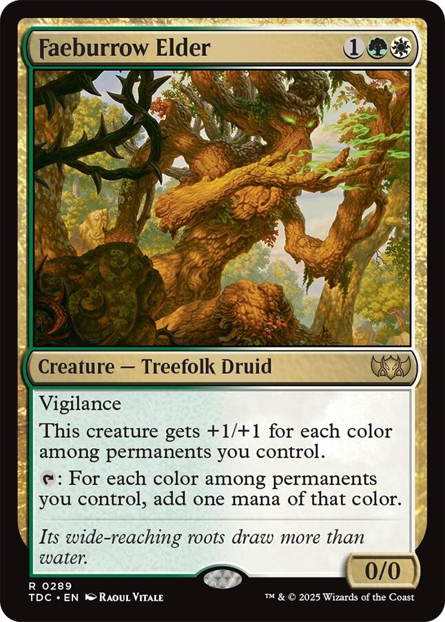 Faeburrow Elder [Tarkir: Dragonstorm Commander] | Devastation Store